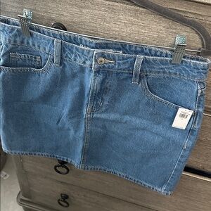 Old Navy Blue Denim Skirt